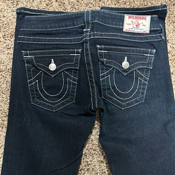 COPY - True Religion Dark Wash Billy Bootcut Jeans 27 - Picture 3 of 5